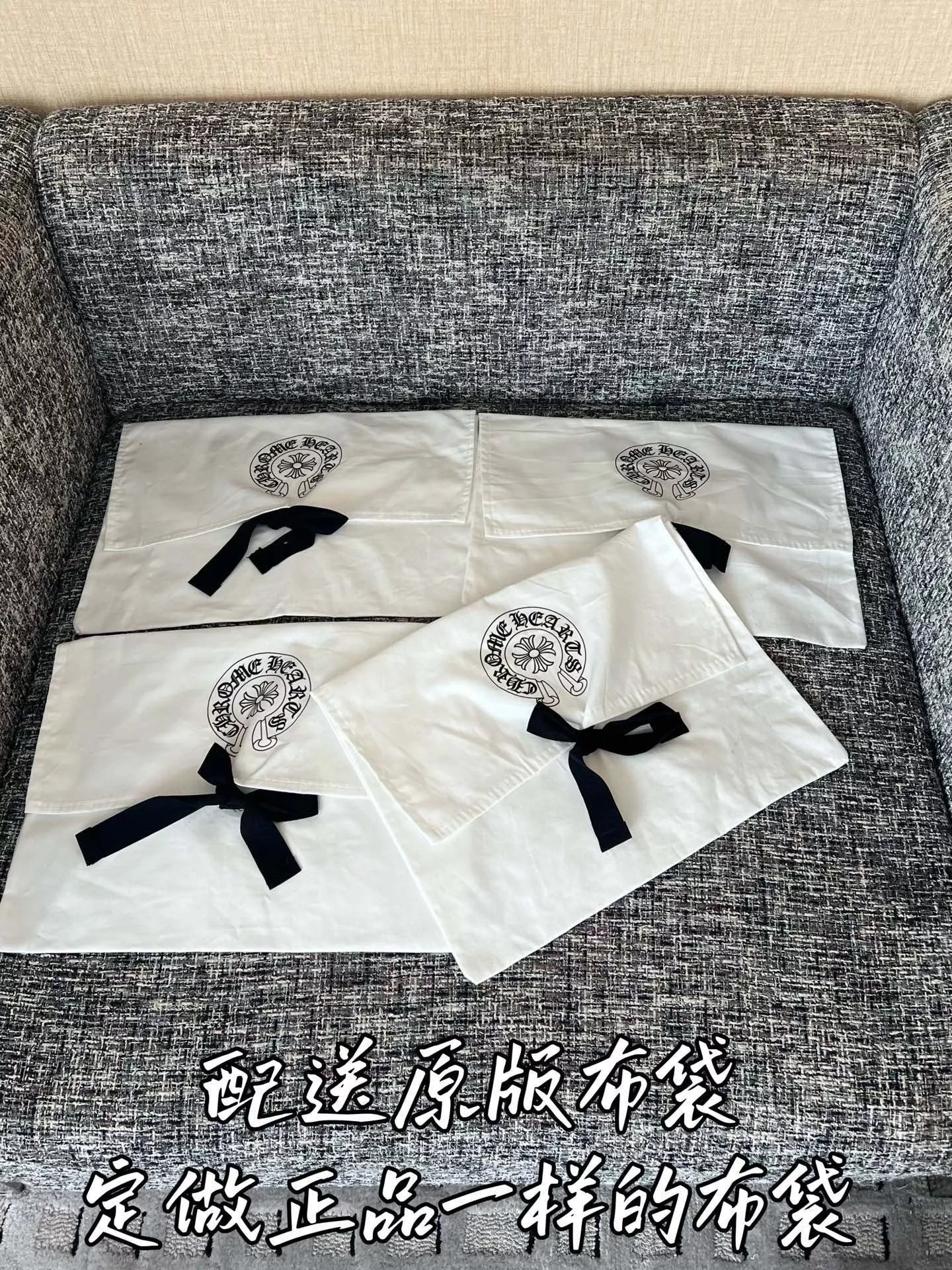 크롬하츠 자수 디테일 코튼 롱 팬츠 상세 이미지 38