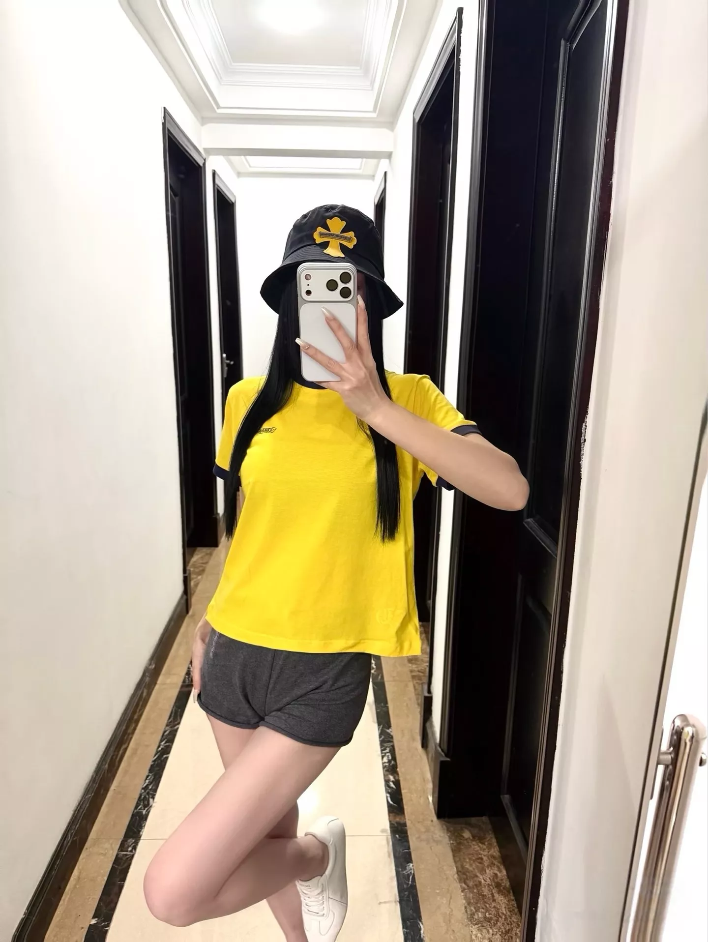 크롬하츠 로고 디테일 반소매 티셔츠 상세 이미지 139