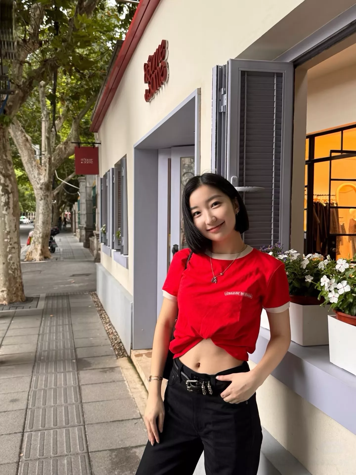 크롬하츠 로고 디테일 반소매 티셔츠 상세 이미지 158