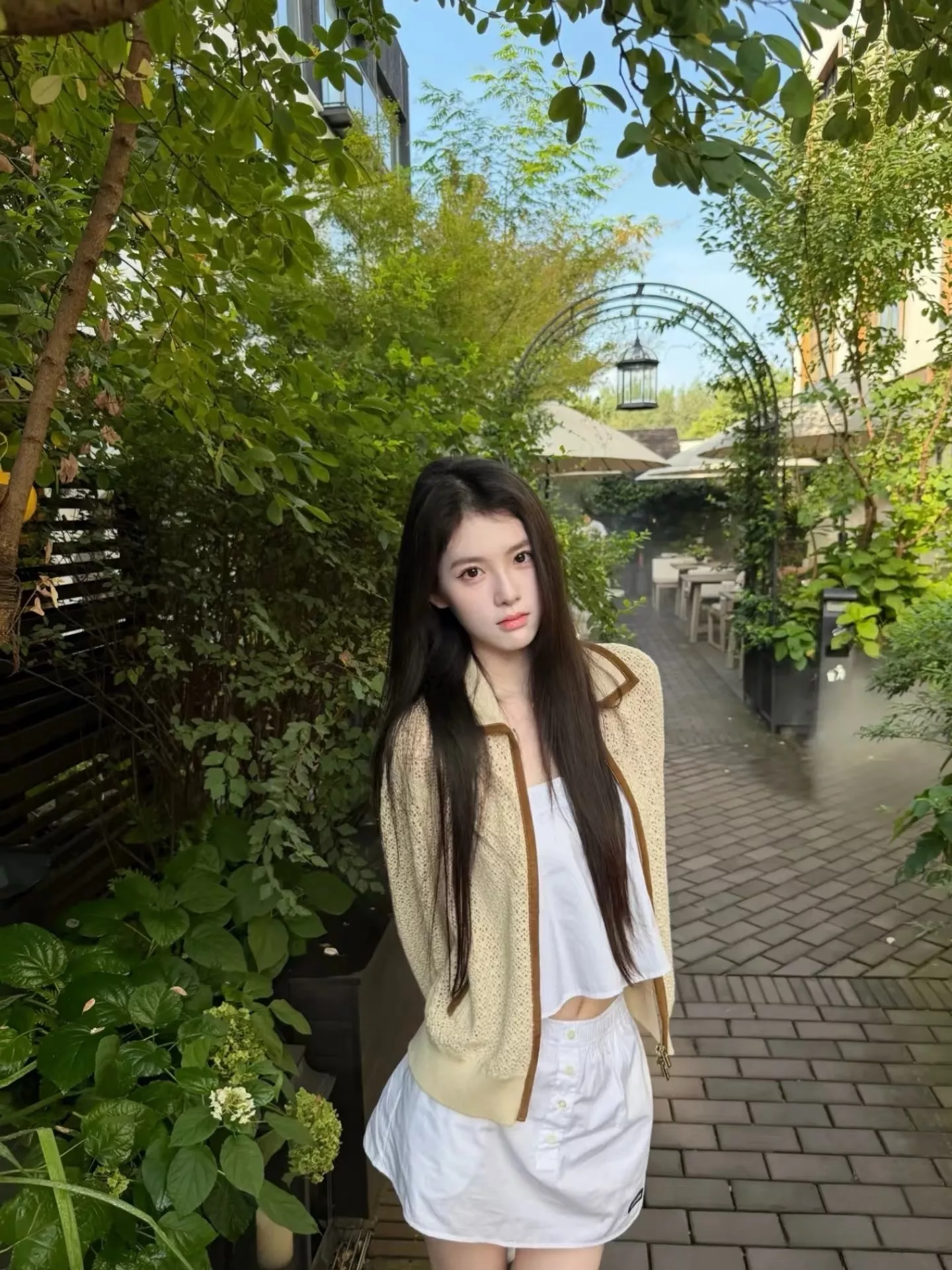 미우미우 코튼 미니 스커트 상세 이미지 63