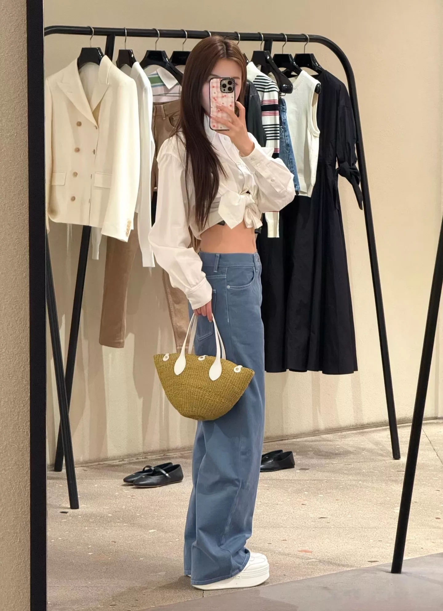 셀린느 워시드 코튼 데님 팬츠 상세 이미지 64