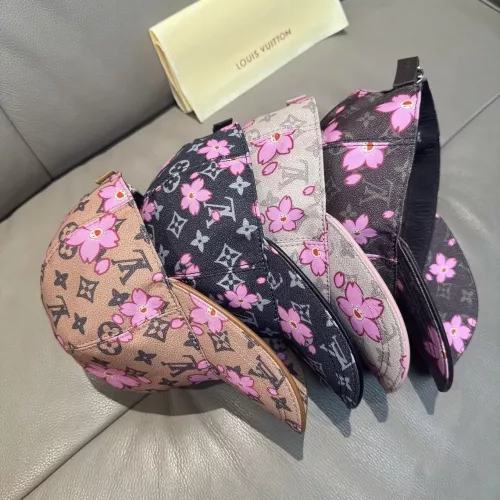 루이비통 모노그램 체리블라썸 프린트 볼캡