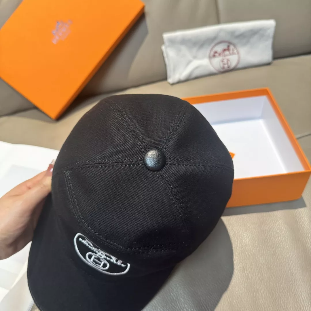 에르메스 클래식 에이치 캔버스 레더 볼캡 상세 이미지 6