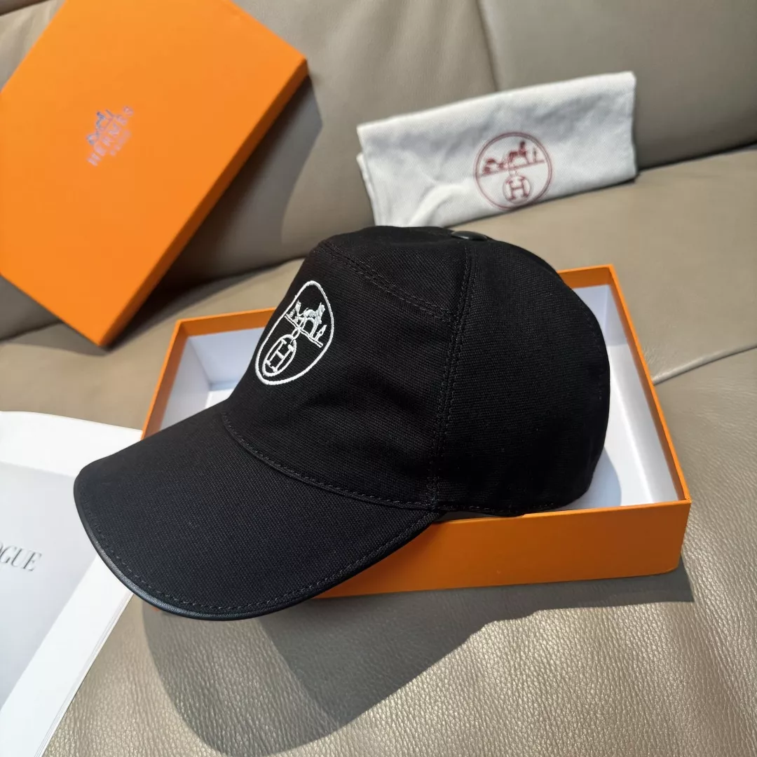 에르메스 클래식 에이치 캔버스 레더 볼캡 상세 이미지 3