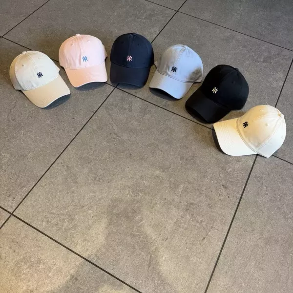 엠엘비 미니 로고 자수 워싱 코튼 볼캡