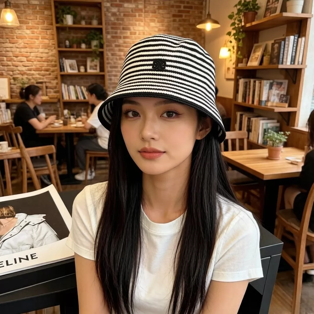 샤넬 클래식 심플 캐주얼 버킷햇 상세 이미지 9