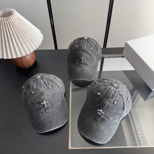 크롬하츠 빈티지 워싱 디스트로이드 볼캡