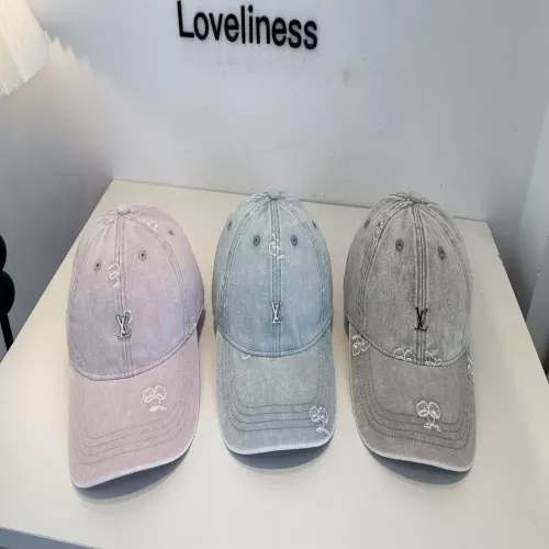 루이비통 로고 자수 베이스볼 캡