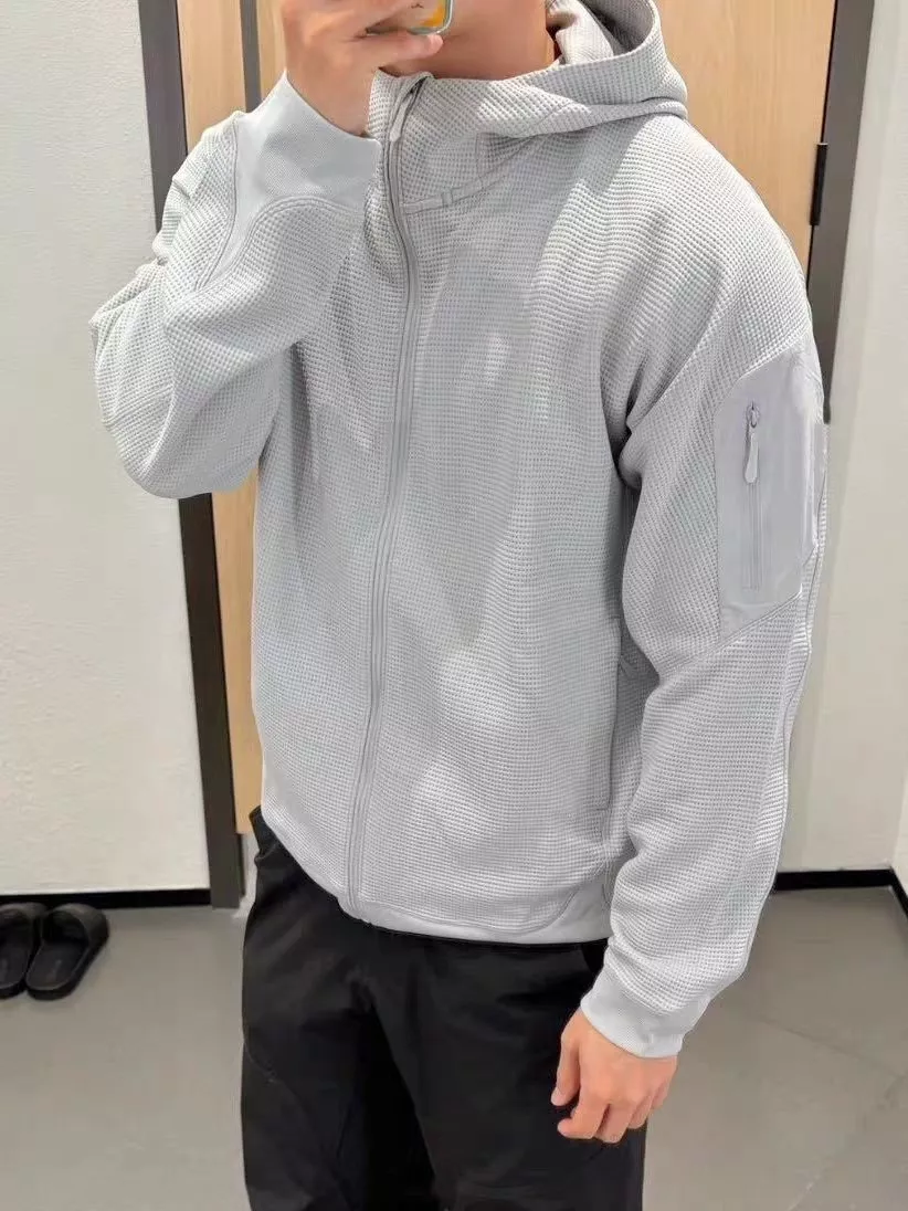 아크테릭스 와플 텍스처 자수 로고 후드 재킷 상세 이미지 29