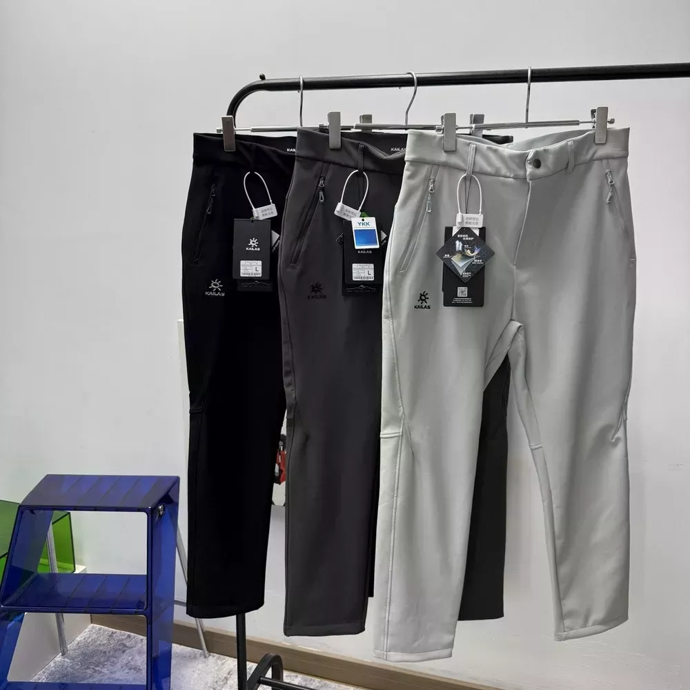 카일라스 로크플러스 자수 소프트쉘 기모 아웃도어 팬츠