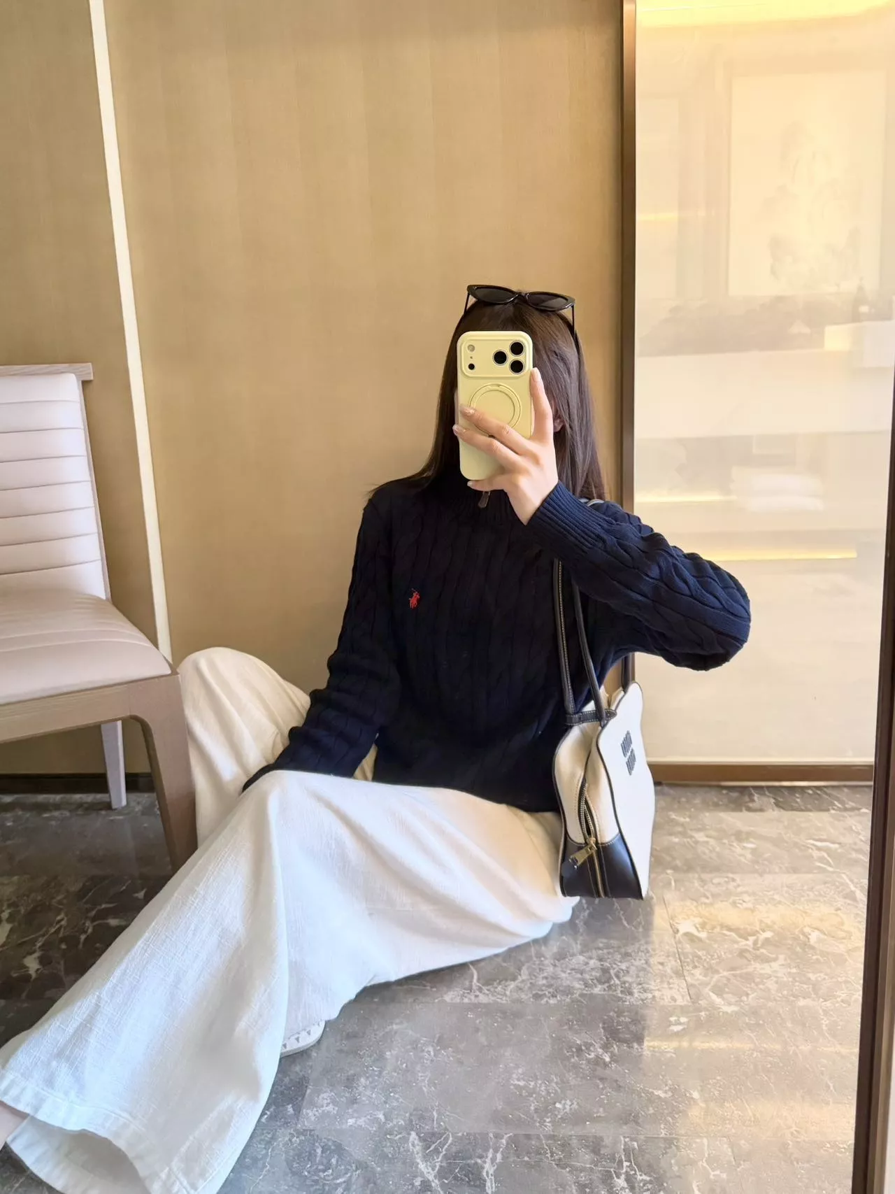 랄프로렌 케이블 반집업 니트 재킷 상세 이미지 58