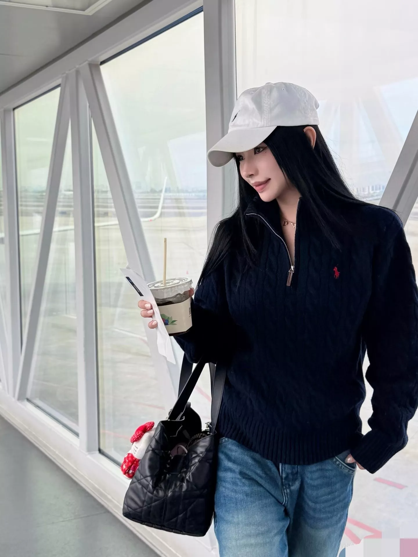 랄프로렌 케이블 반집업 니트 재킷 상세 이미지 60