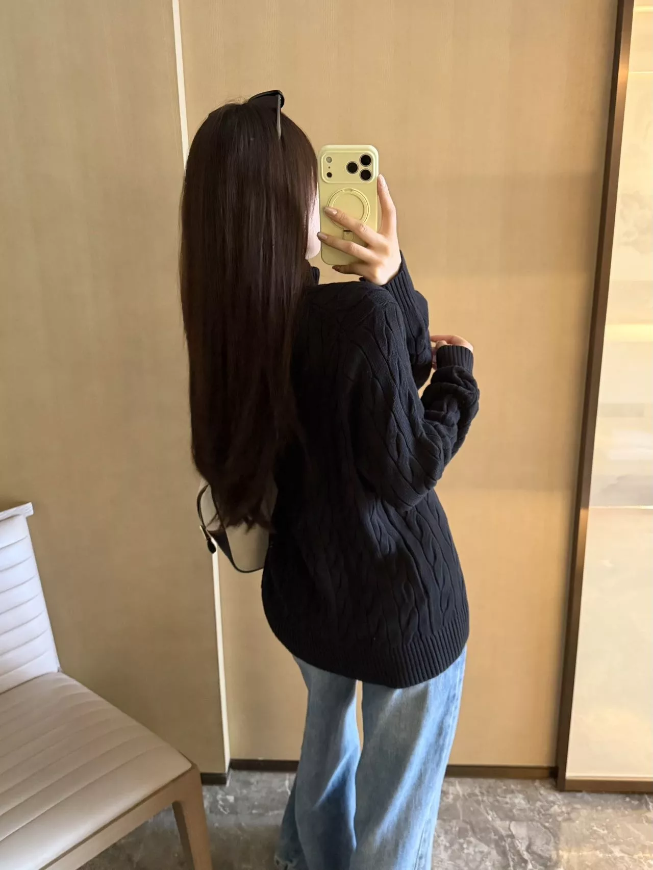 랄프로렌 케이블 반집업 니트 재킷 상세 이미지 38