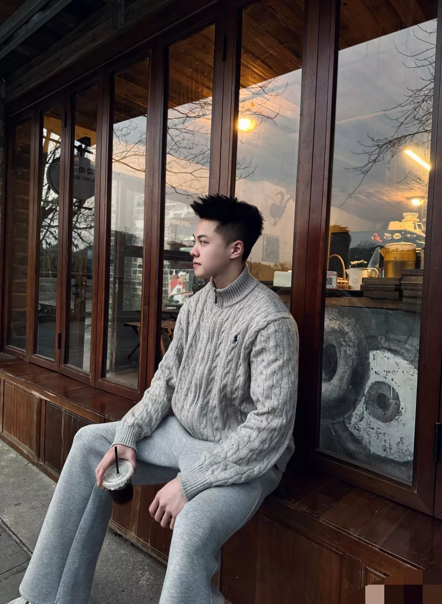 랄프로렌 케이블 반집업 니트 재킷 상세 이미지 72