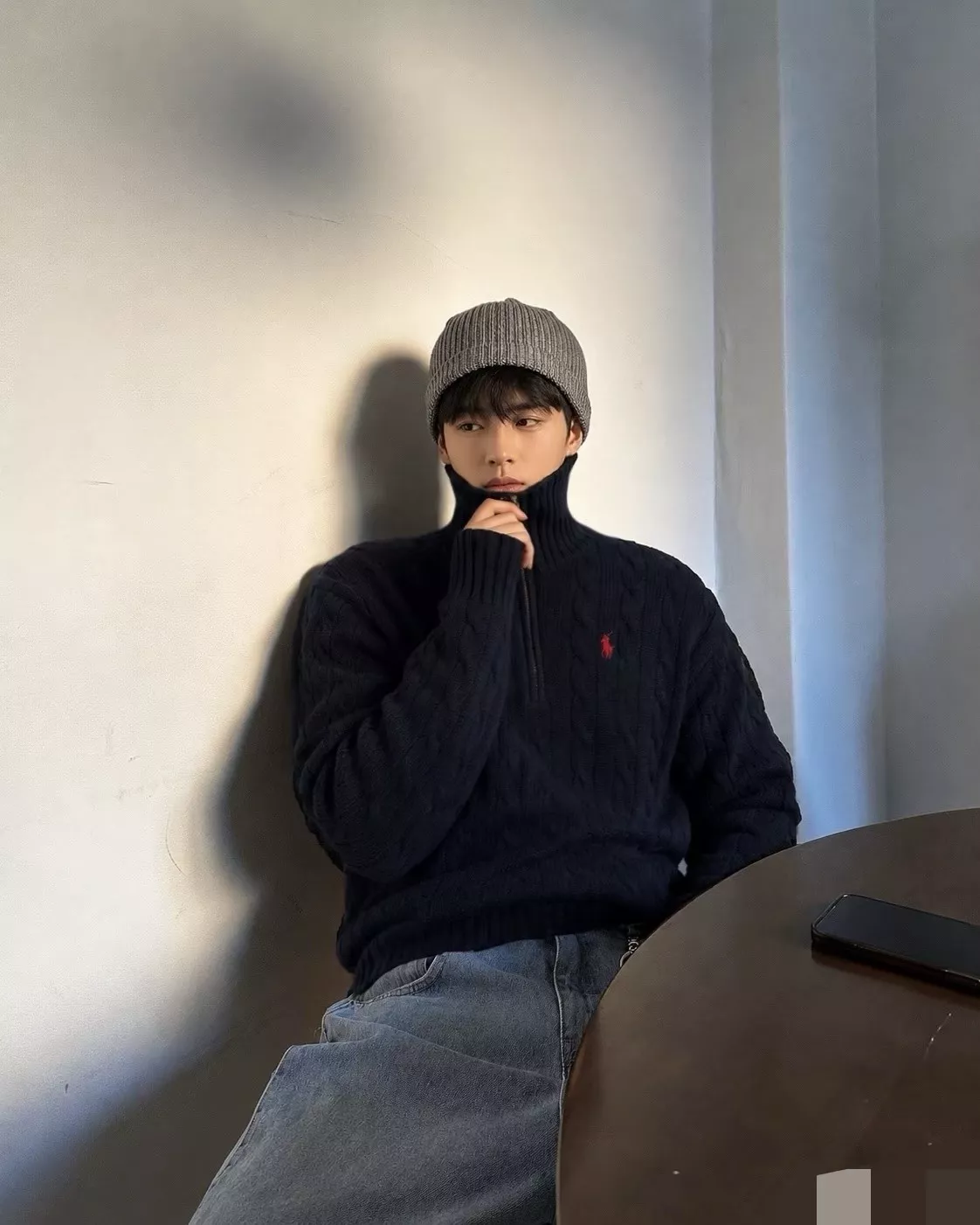 랄프로렌 케이블 반집업 니트 재킷 상세 이미지 74
