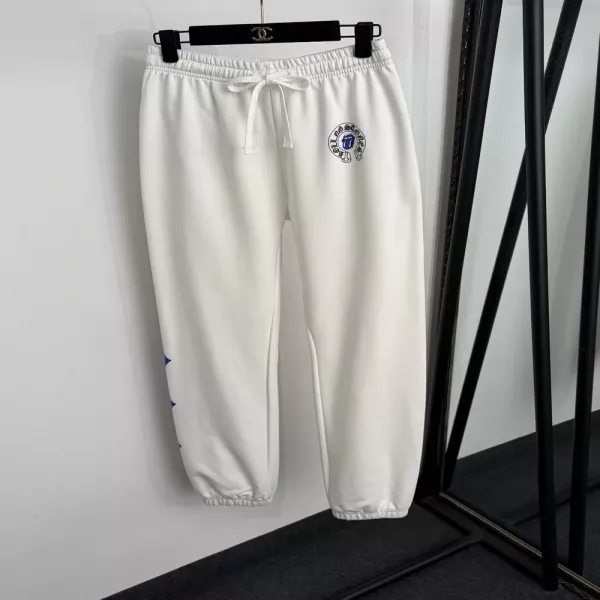크롬하츠 혀 프린트 밴딩 조거 트레이닝 팬츠