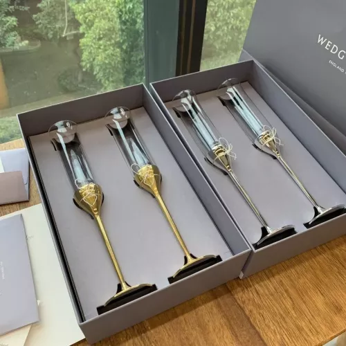 베라왕 리본 장식 글라스 샴페인잔