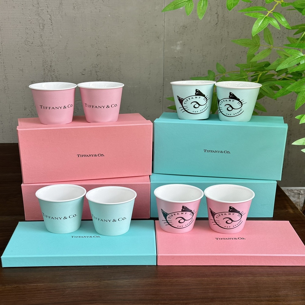 티파니앤코 본차이나 커피 컵