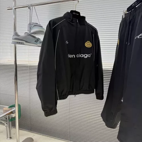 발렌시아가 사커 자수 반사 프린트 운동 상하의 세트