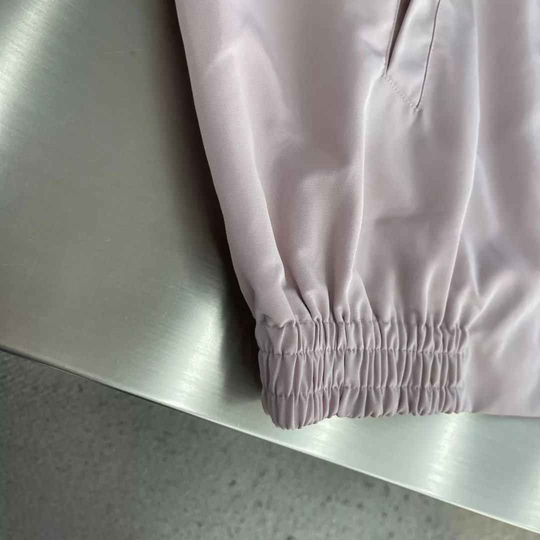 미우미우 자수 로고 셔츠 칼라 집업 재킷 상세 이미지 8