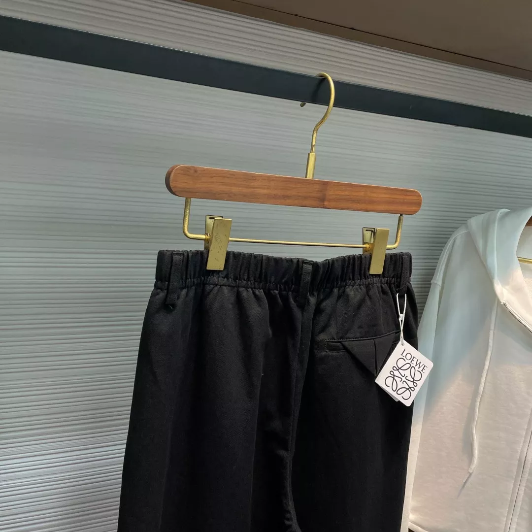 로에베 블랙 사선 트윌 와이드 캐주얼 팬츠 상세 이미지 7