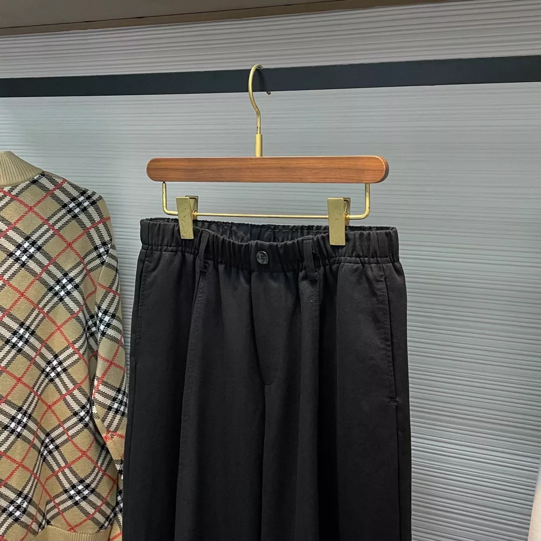 로에베 블랙 사선 트윌 와이드 캐주얼 팬츠 상세 이미지 3