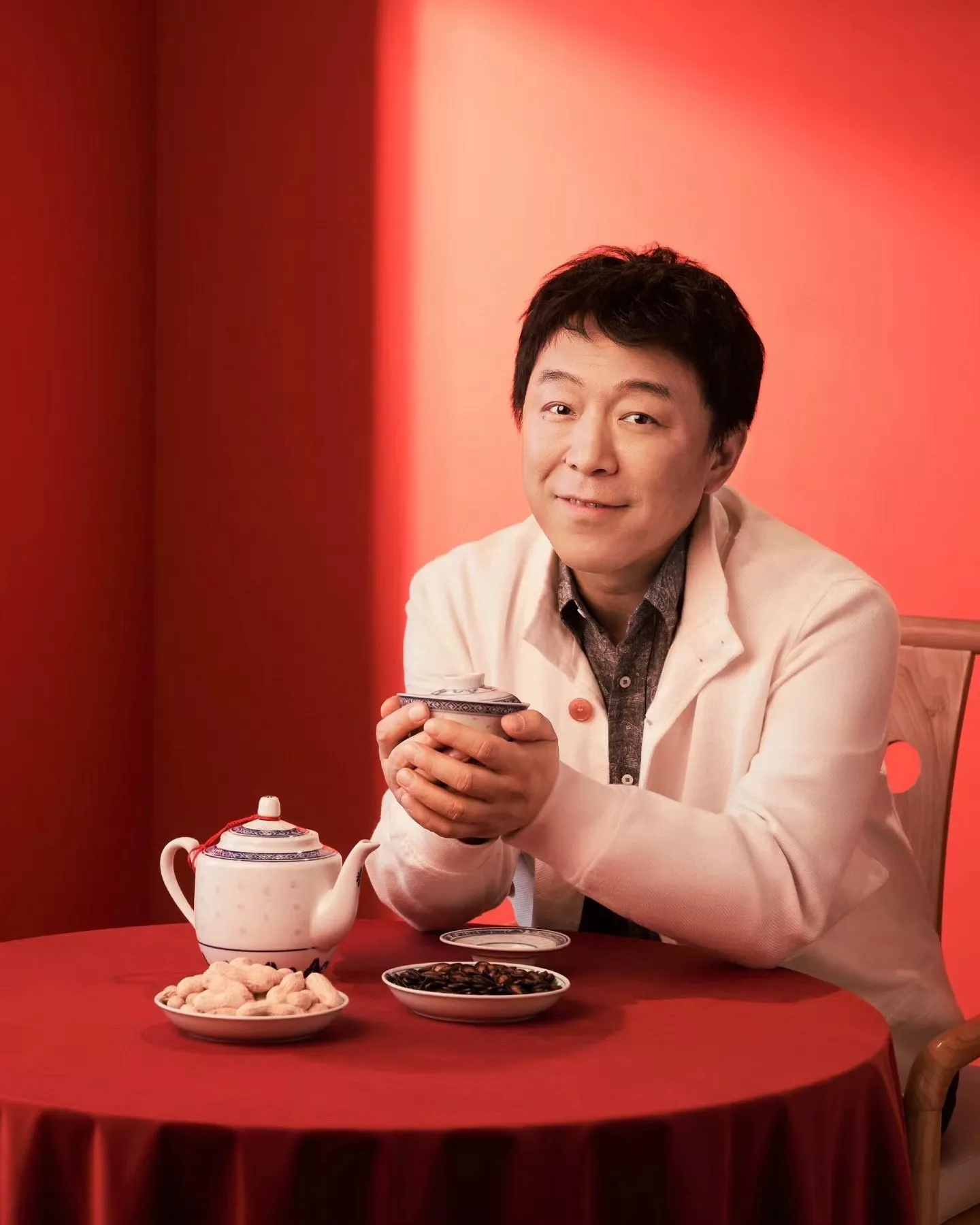 브루넬로쿠치넬리 울 혼방 스탠드칼라 버튼 재킷 상세 이미지 22