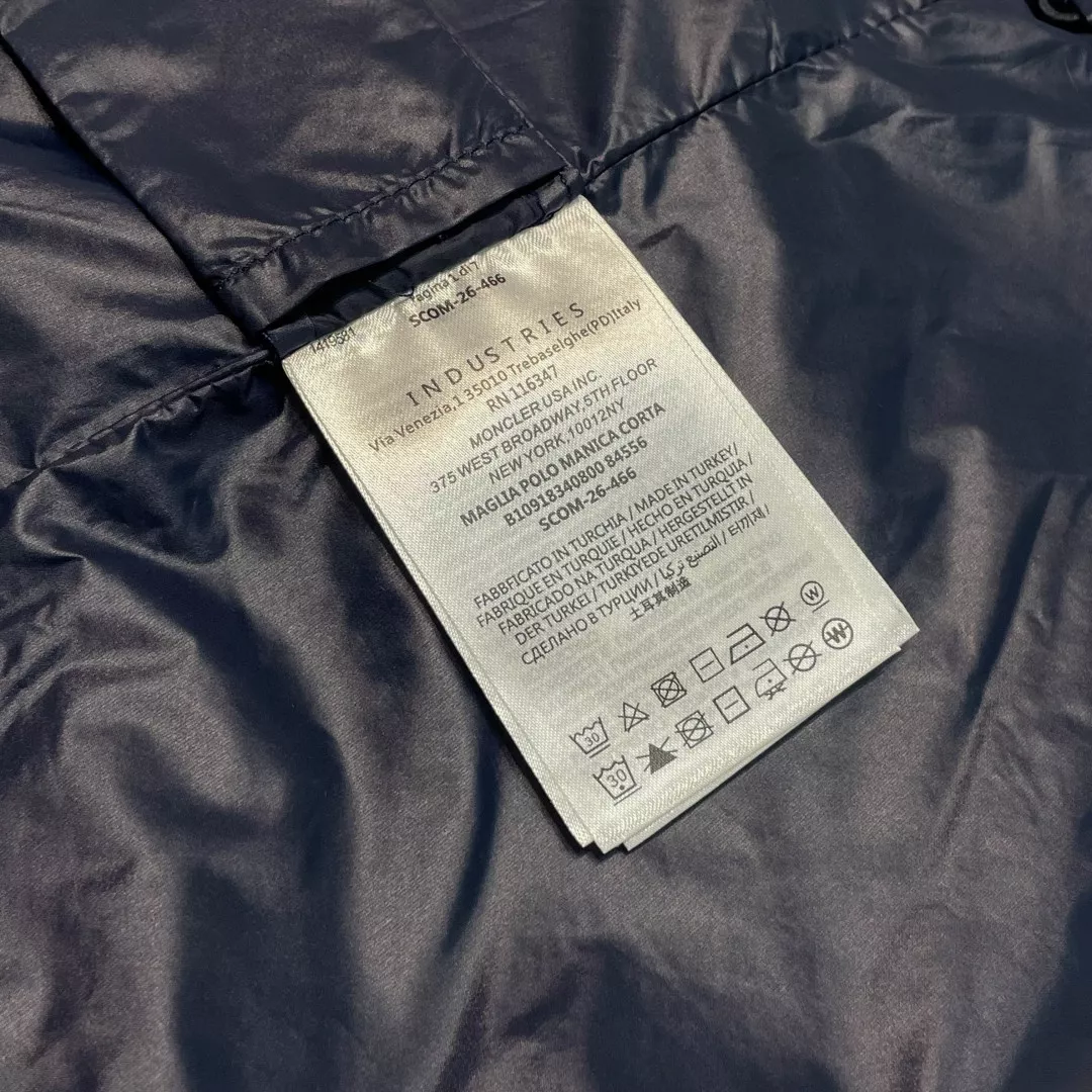 에르메스 배색 카라 자수 집업 재킷 상세 이미지 21