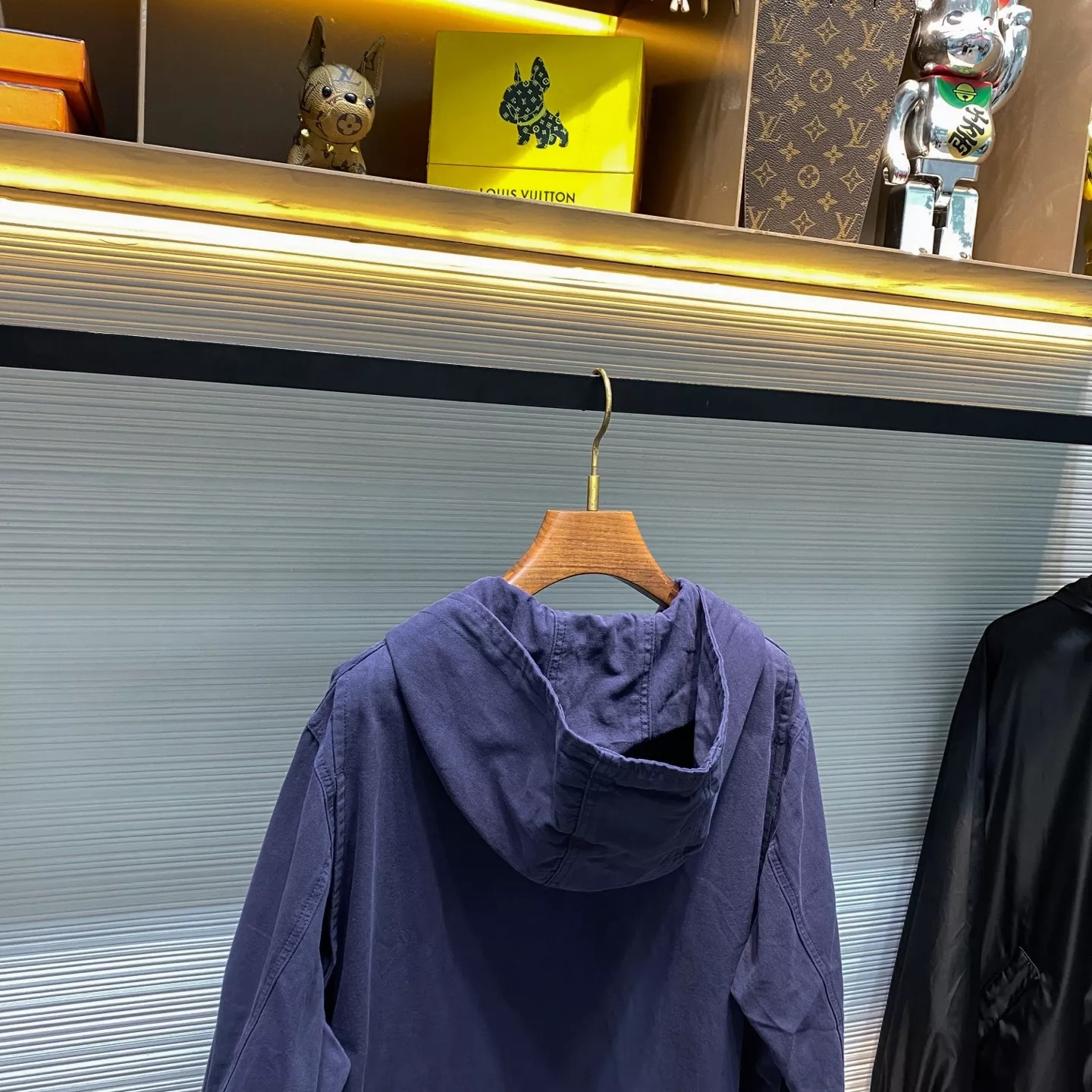 디올 로고 자수 루즈핏 후드 재킷 상세 이미지 7