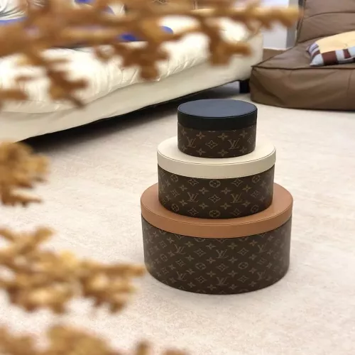 루이비통 모노그램 원형 수납함 세트