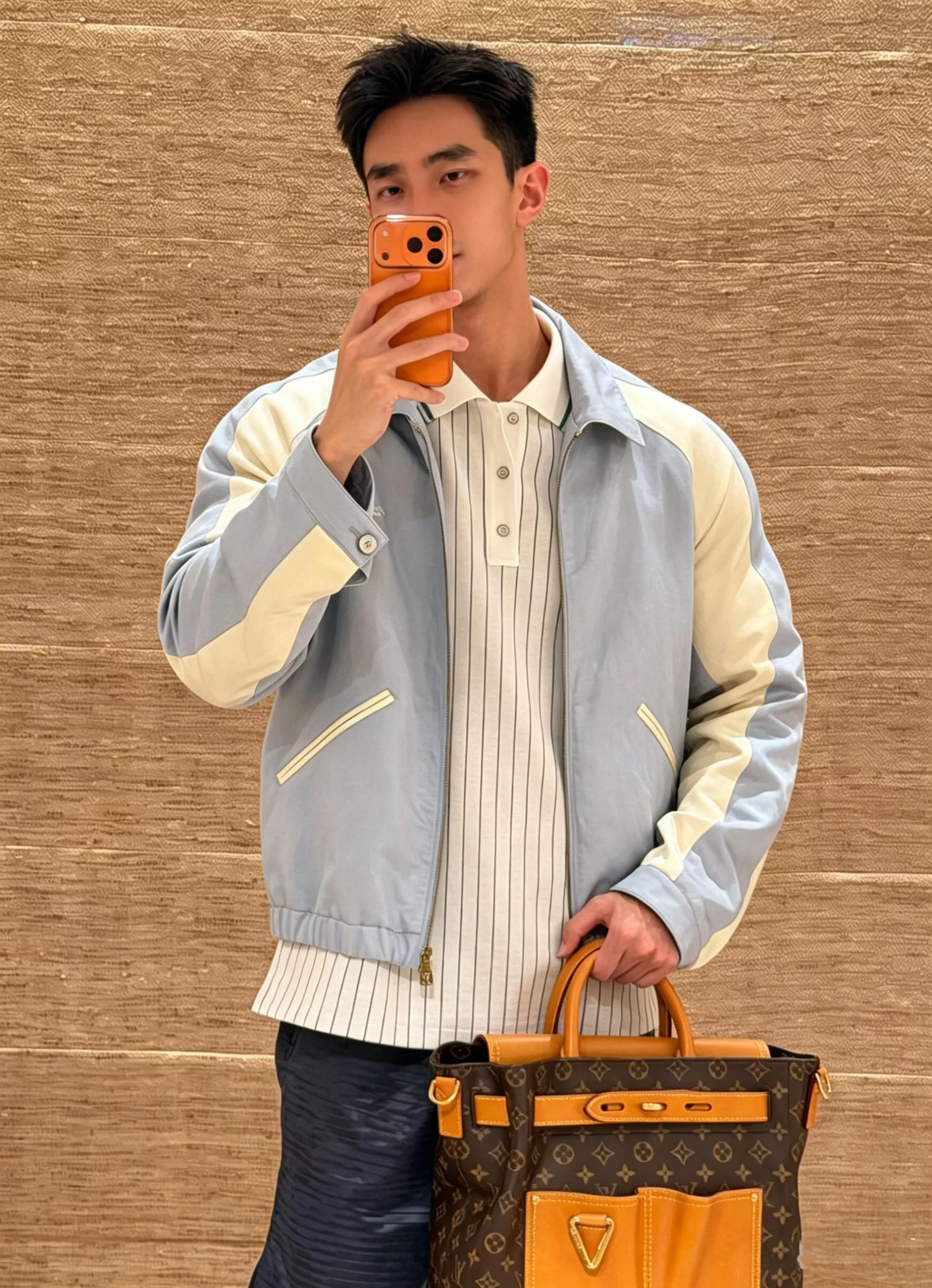 루이비통 실크 혼방 스카잔 집업 재킷 상세 이미지 26