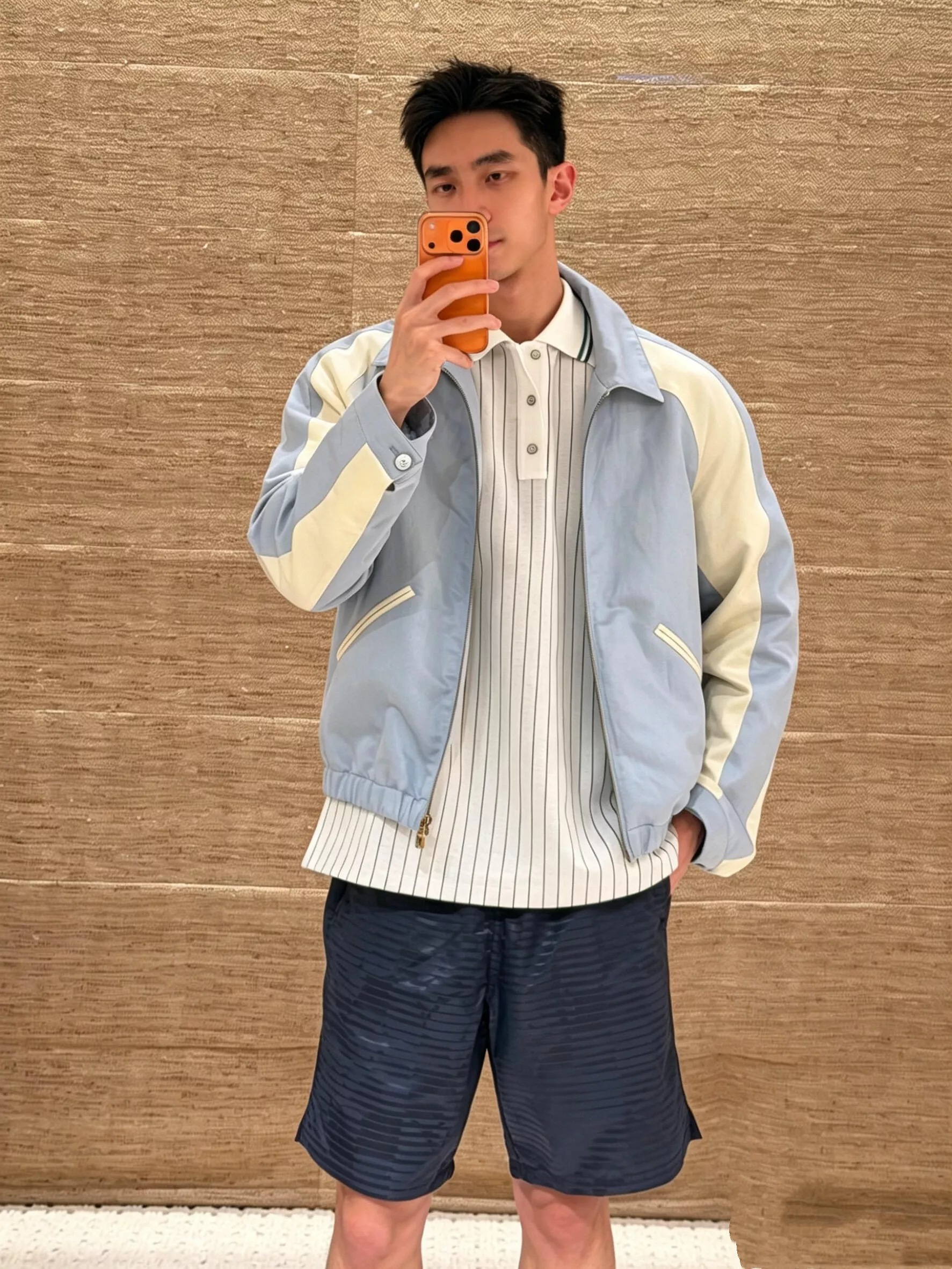 루이비통 실크 혼방 스카잔 집업 재킷 상세 이미지 27