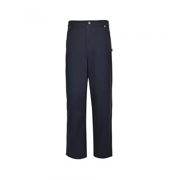 버버리 후면 가죽 패치 코튼 워싱 공방 팬츠