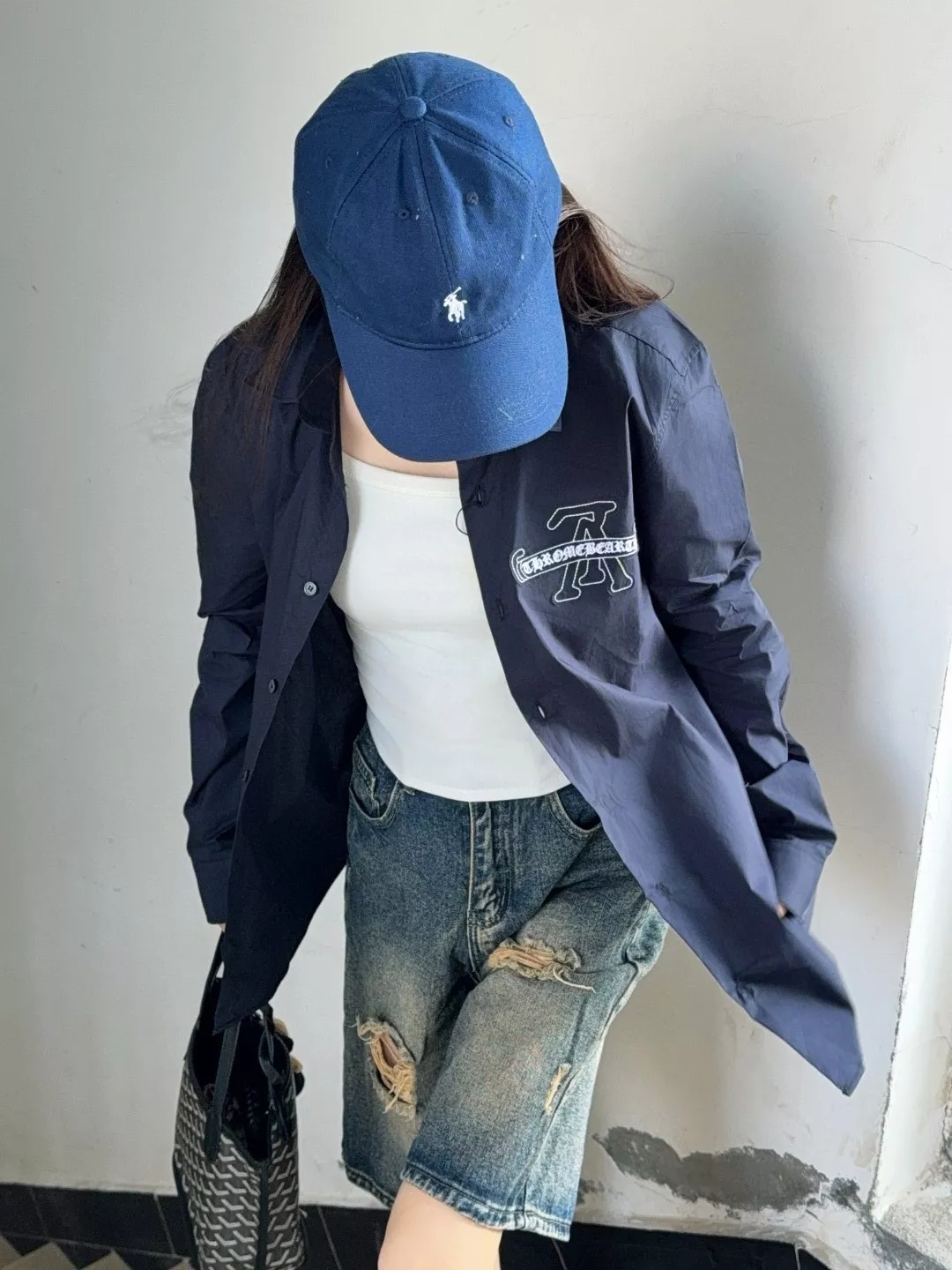 루이비통 자수 로고 긴소매 셔츠 상세 이미지 17