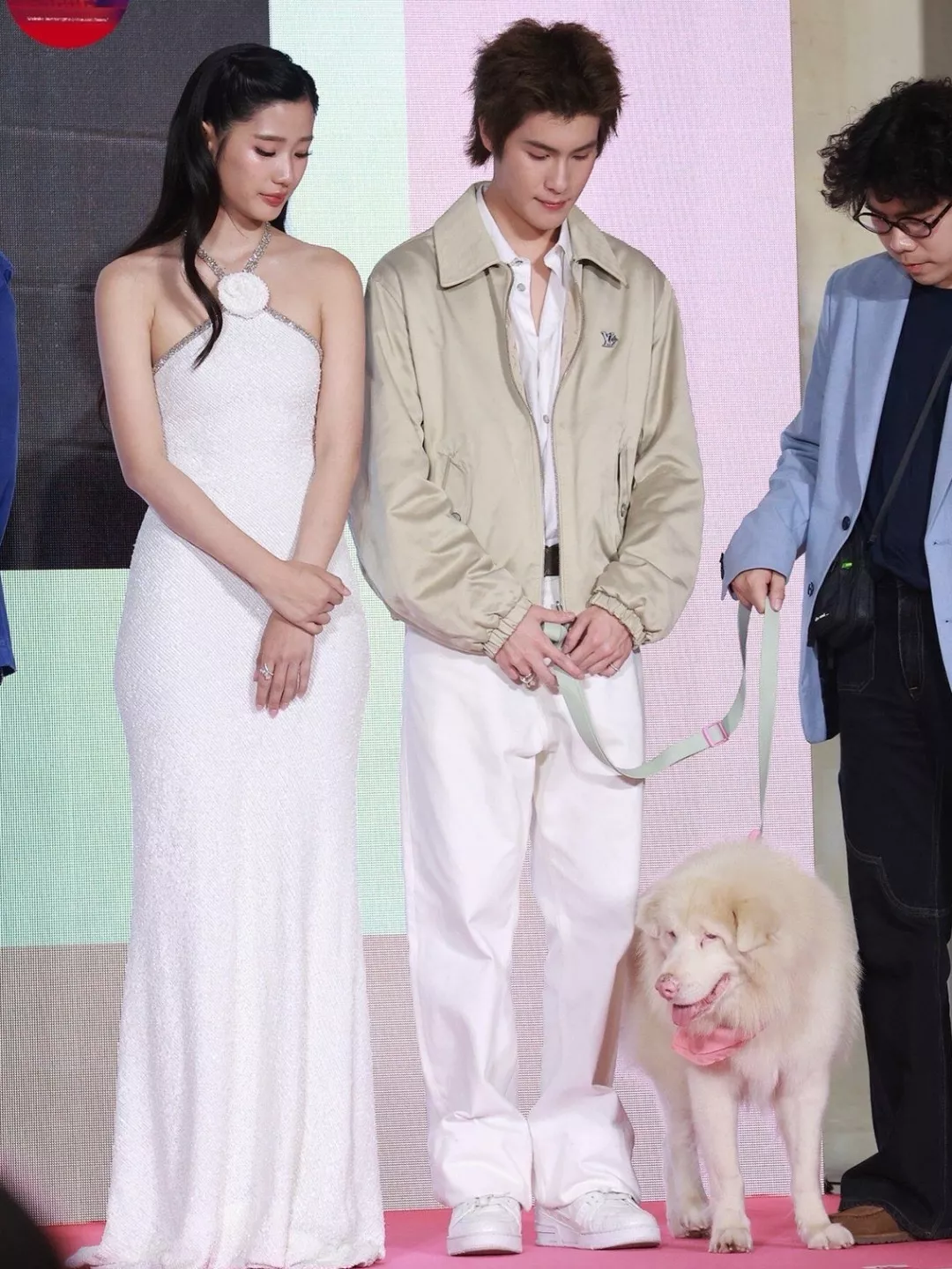 루이비통 체크 패턴 가죽 카라 양면 스트링 재킷 상세 이미지 28