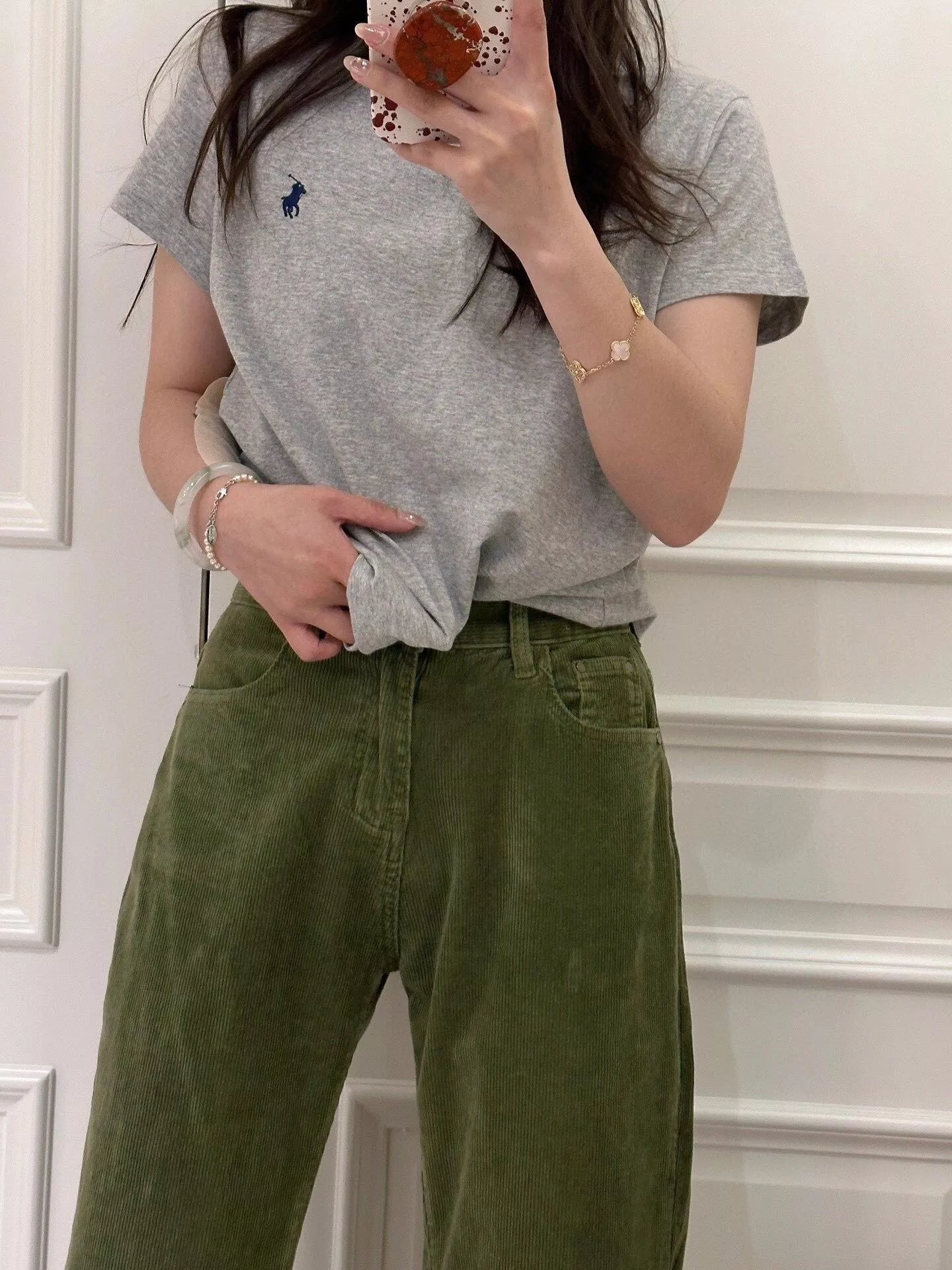 랄프로렌 포니 자수 반소매 티셔츠 상세 이미지 18
