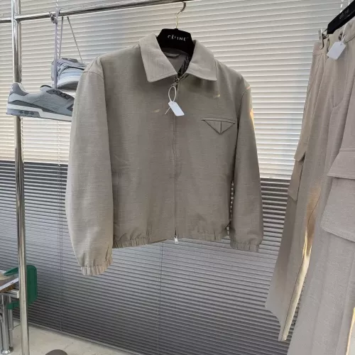 보테가베네타 허리 밴딩 집업 재킷 카고 팬츠 세트