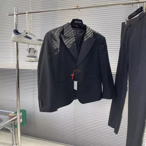 루이비통 올오버 자카드 울 새틴 정장 세트