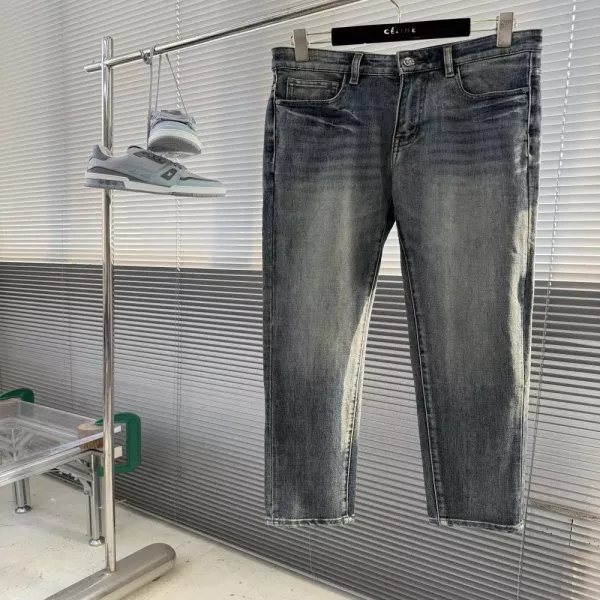 버버리 워싱 밴딩 데님 팬츠