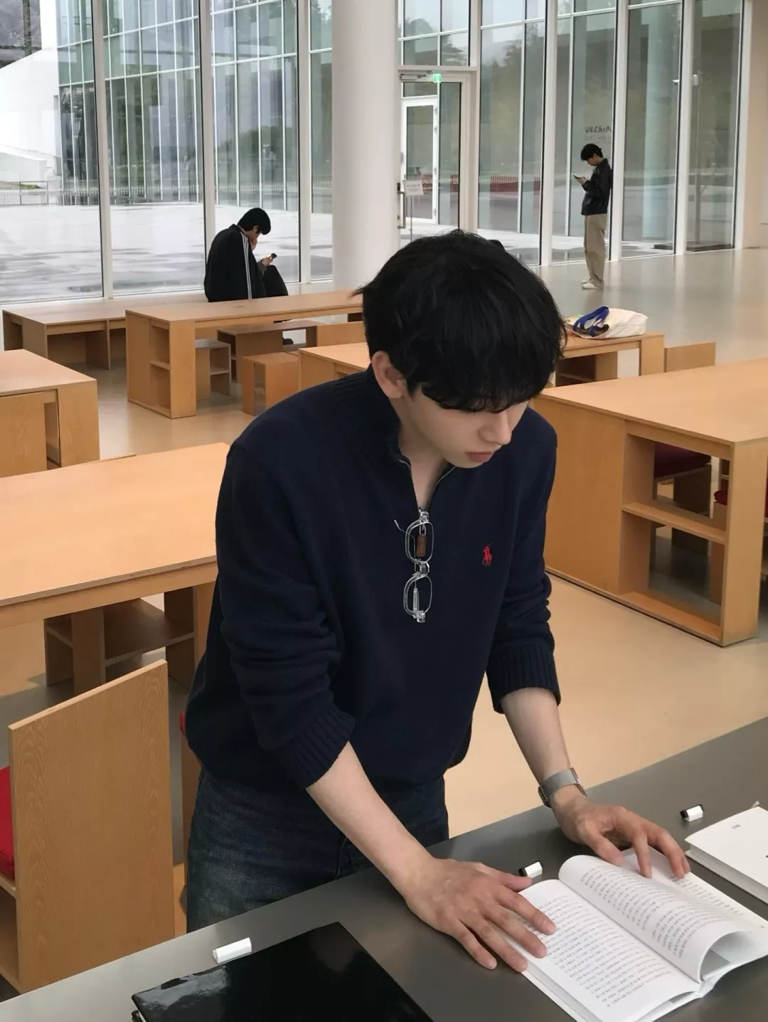 랄프로렌 반집업 로고 자수 긴소매 니트 상세 이미지 40