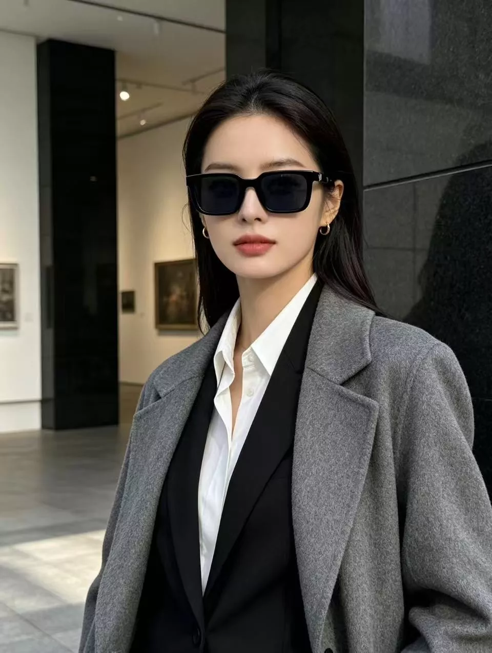 루이비통 기하학 아세테이트 스퀘어 선글라스 상세 이미지 50