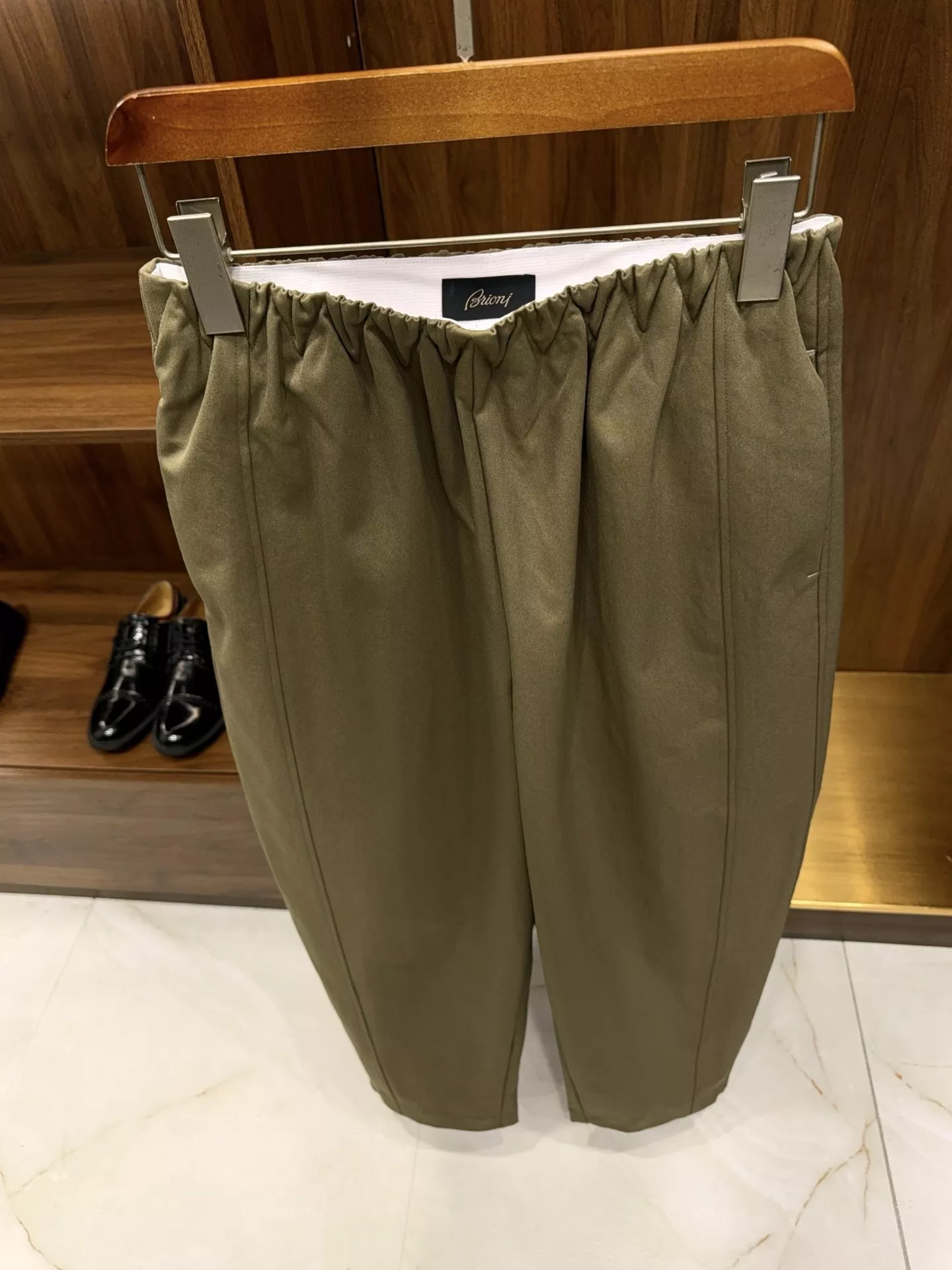 브리오니 코튼 라이오셀 밴딩 캐주얼 팬츠 상세 이미지 12