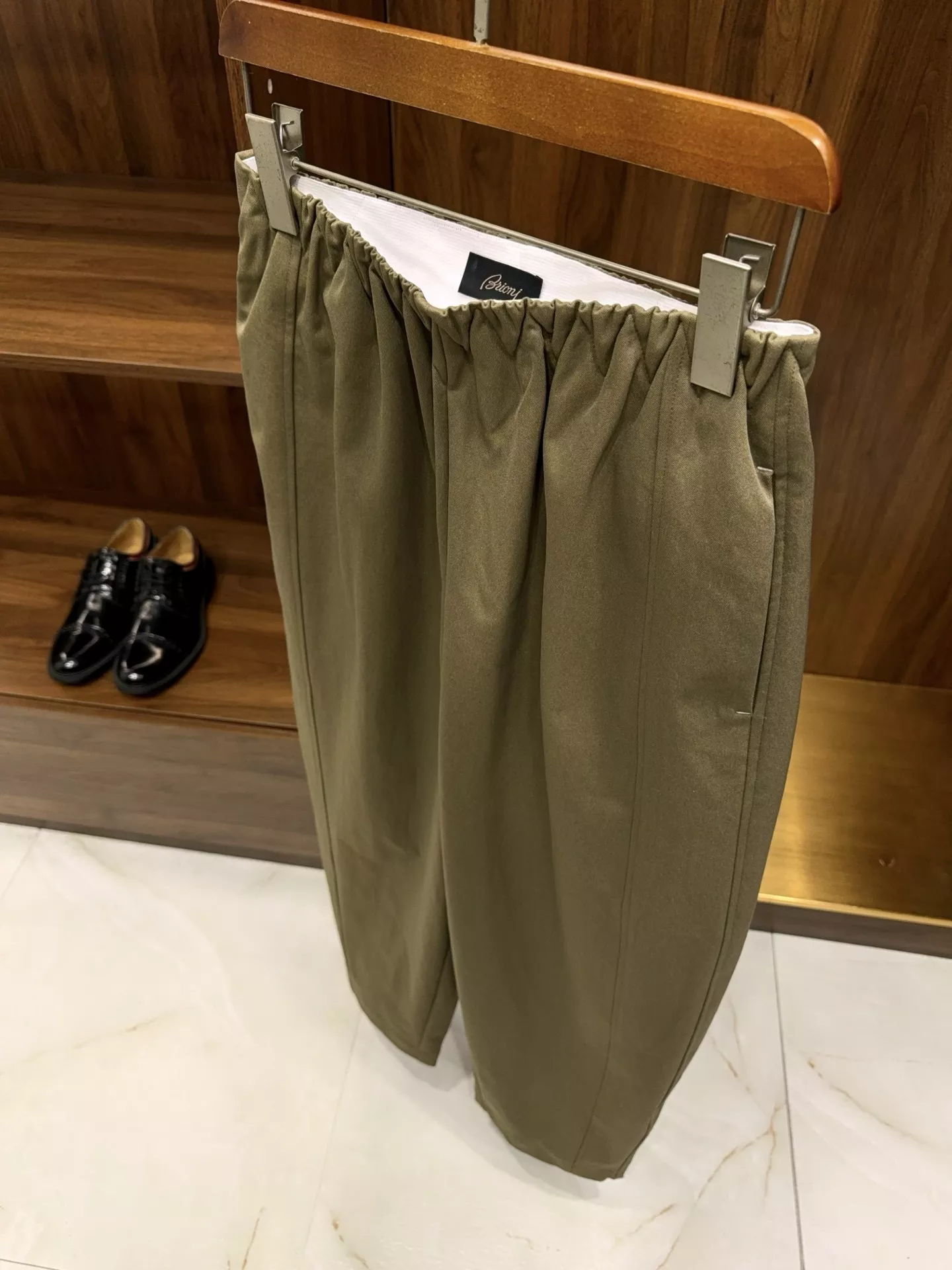 브리오니 코튼 라이오셀 밴딩 캐주얼 팬츠 상세 이미지 14