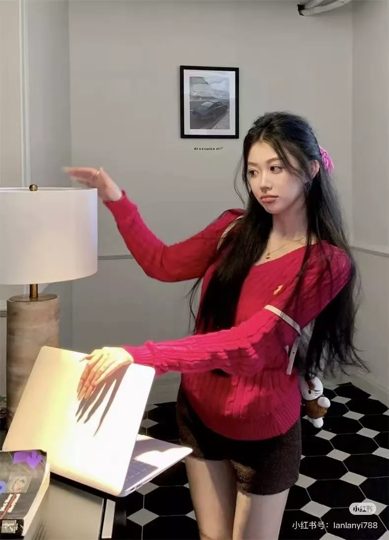 랄프로렌 꽈배기 브이넥 긴소매 니트 상세 이미지 13