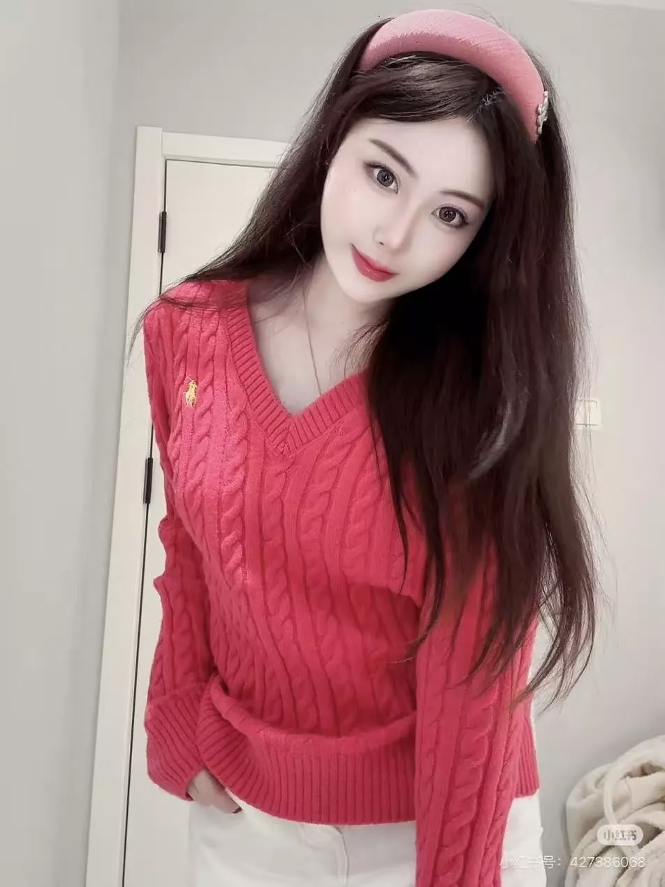 랄프로렌 꽈배기 브이넥 긴소매 니트 상세 이미지 19