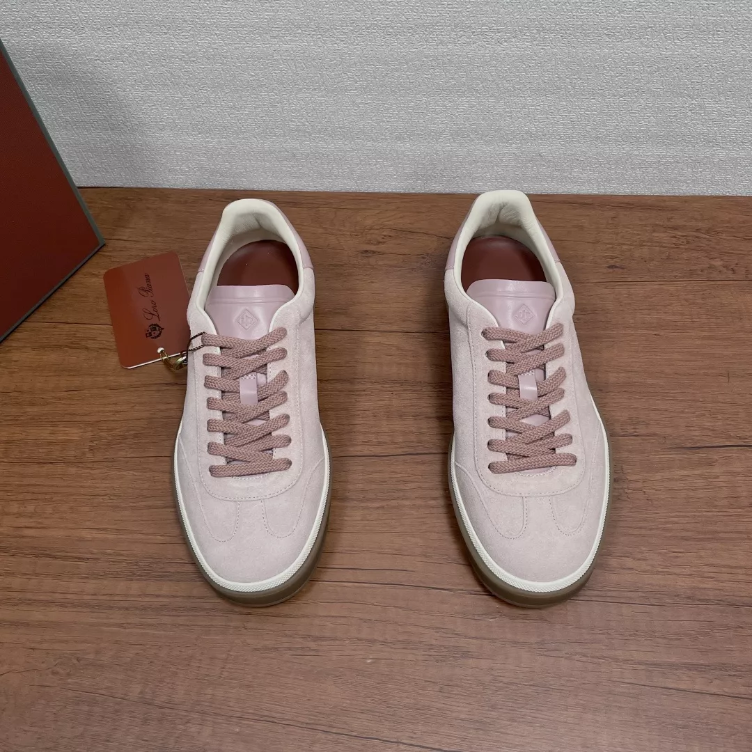 로로피아나 스웨이드 카프스킨 로우탑 스니커즈 상세 이미지 2