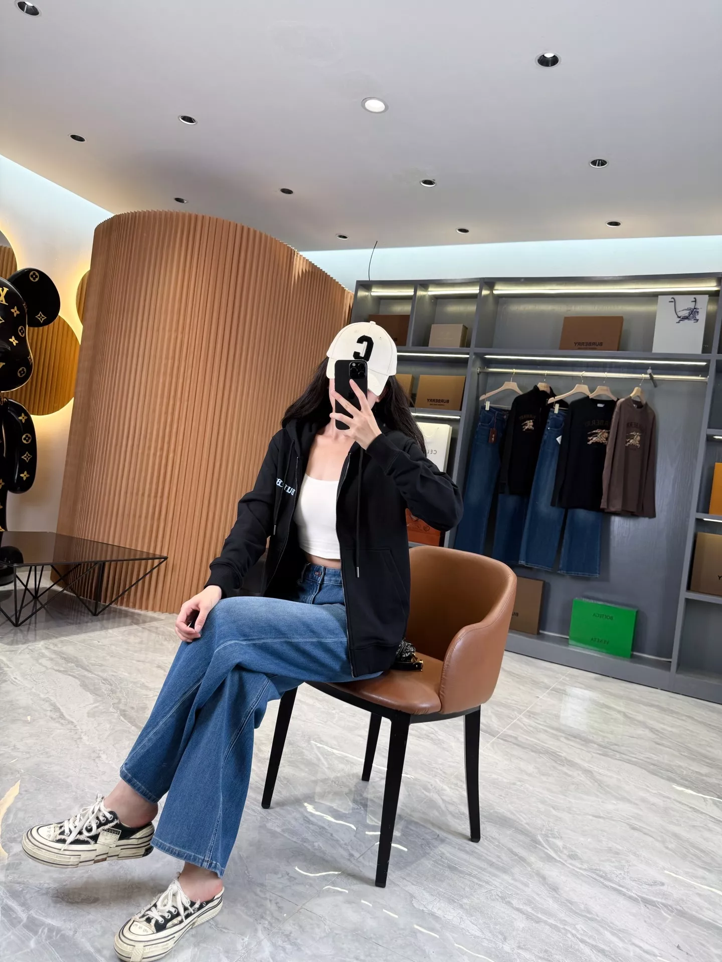 샤넬 플라워 자수 워싱 데님 팬츠 상세 이미지 36