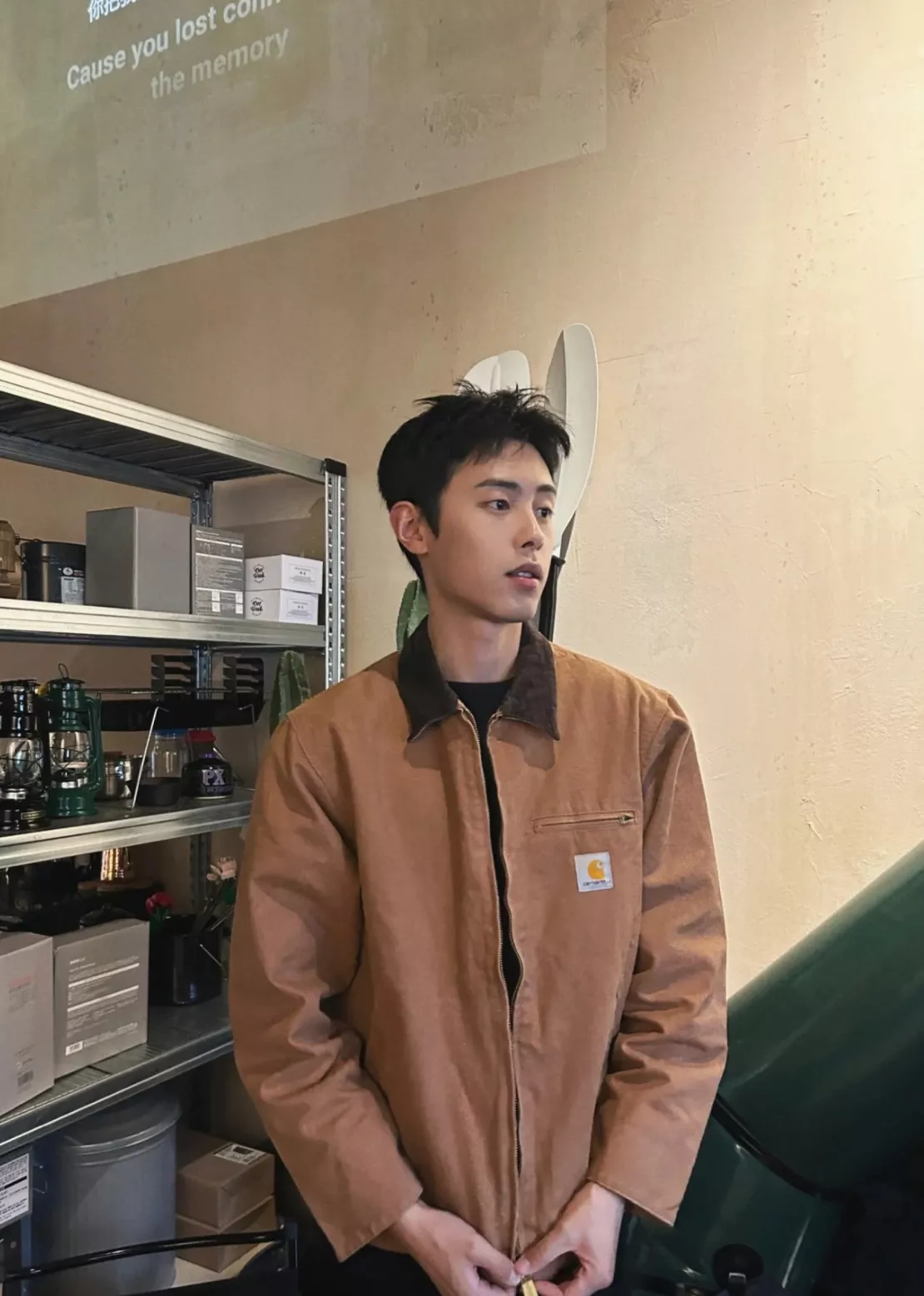 칼하트 코듀로이 칼라 캔버스 집업 재킷 상세 이미지 29