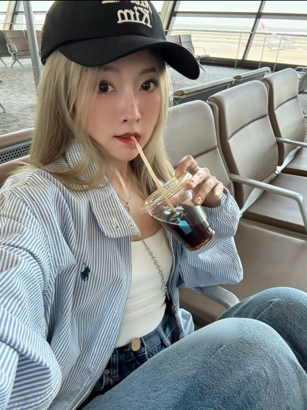 랄프로렌 시어서커 코튼 카라 집업 재킷 상세 이미지 22