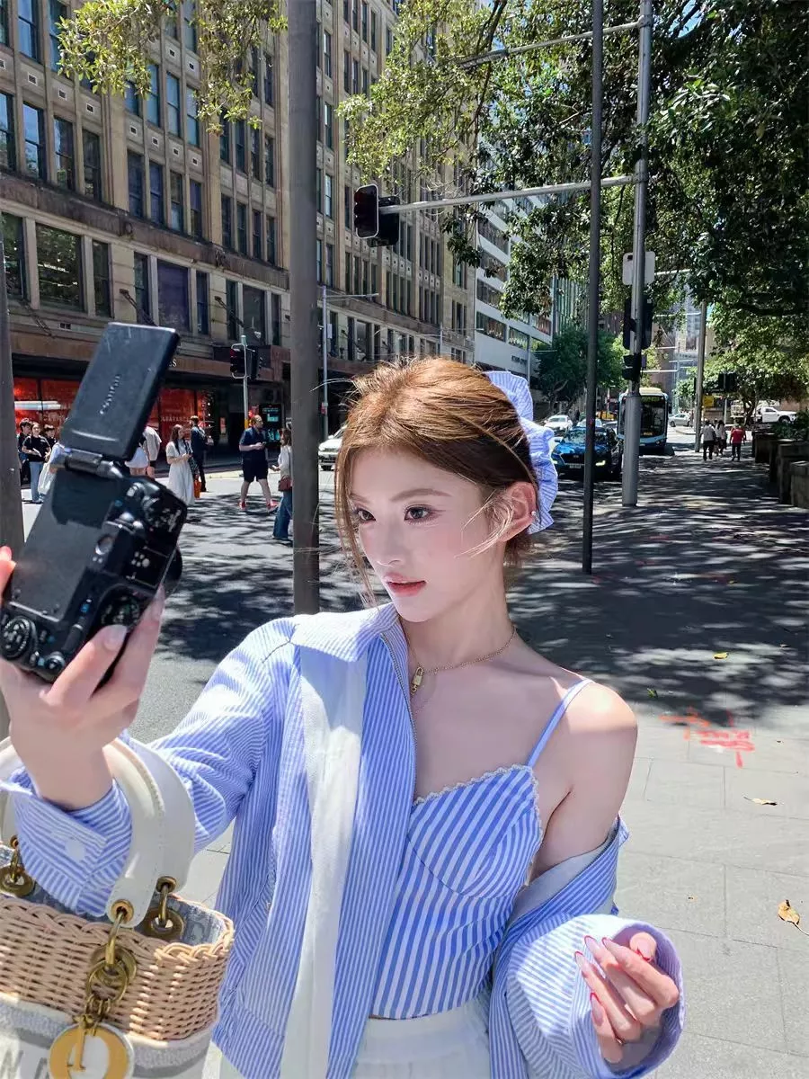 랄프로렌 시어서커 코튼 카라 집업 재킷 상세 이미지 23